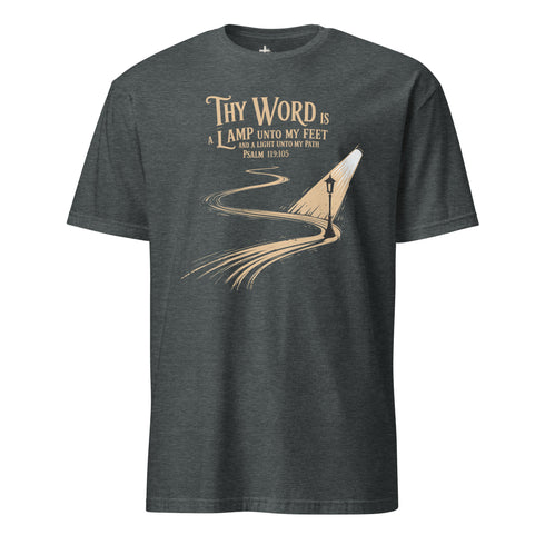 Thy Word is a Lamp unto my feet Christian Bible Verse T-Shirt